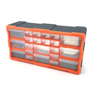 Durable 22 Drawers Cabinet Plastic Stackable Organizer Box for Hardware Craft Storage