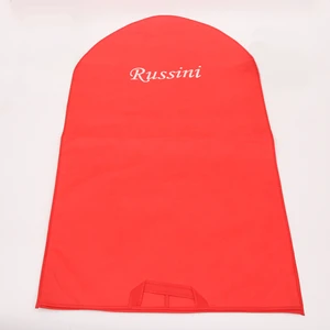 Garment Bag Non Woven Fabric Custom Cheap Disposable Dust Proof Foldable Clothes Suit Cover