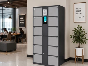 Smart Locker Storage with Touch Screen, 12 Door Electronic Storage Cabinet for Office, Gym & Rental Business - 2026 Smart