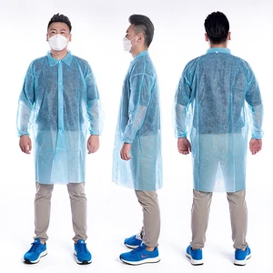 Lightweight PP Non-Woven Disposable Coverall Anti-Dust Protective Workwear for Cleanroom