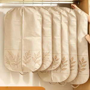 High Quality Non-Woven Hanging Garment Bag Dustproof Foldable Reusable Storage for Wedding Dress Suit Coat Wardrobe Organizer