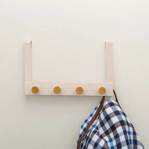 Hot Selling 2024 Iron Over the Door 4 Hooks Coat Rack for Home Hotel and Restaurant in Wholesale Prices