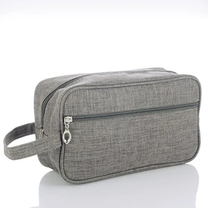 China Supplier Hot Sale Custom Customized Travel Waterproof Polyester Wash Pouch Portable Handle Toilet Bag