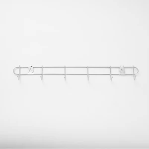 6 Hooks Clothing Coat Towel Hanger Rack Holder Shelf Over Door Home Bathroom Hooks