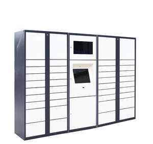 Outdoor Smart Locker with Electronic Lock Intelligent Storage for Apartment Supermarket & Gym Delivery-Waterproof