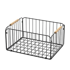 Hot Sale Kitchen Vegetable Fruit Wire Basket Holder Rack Kitchen Metal Storage Basket