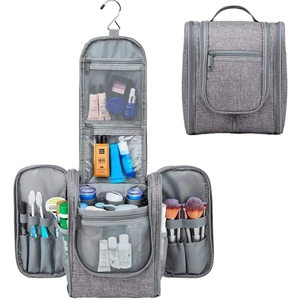 Wholesales Custom Logo New Arrival Waterproof Large Capacity Toilet Wash Storage Organizer Portable Hanging Toiletry Bag