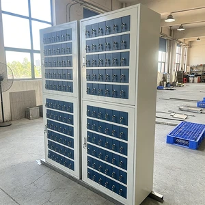 Cell Phone Storage Lockers Multi Compartment Key Lock Durable Mini Locker Cabinet For Office Gym School
