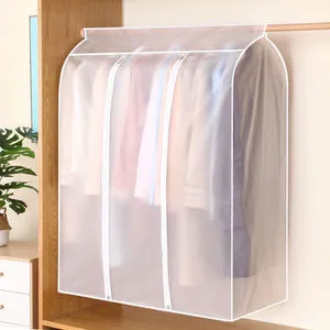 Clothing Waterproof Cover Storage Transparent Frosted Clothes Dust Cover Dust Cover for Clothes Garment Bag