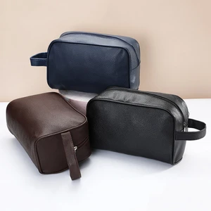 Travel Bag Organizer Portable PU Leather Wash Bag Fashion Luxury Cosmetic Storage Bags