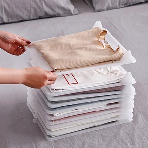 ABS, PP Material Stackable Cloth Storage Organizer for Wardrobe and Other Cabinet