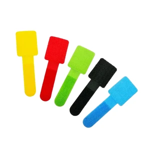 Wire Storage Hook Loop Strip 3M Double Sided Eco-Friendly Nylon Sticky-Back Cable Organizer Relasable Hook Loop Strap