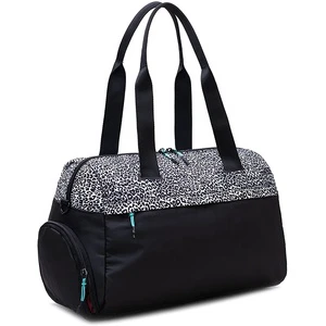 Custom Logo Waterproof Duffle Bag Sports Gym Bag With Shoe Compartment
