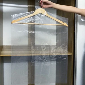 Clear Disposable Protector Dust-proof Clothing Dust Cover Bag for Garment Laundry Dress Clothing Packing PP Material