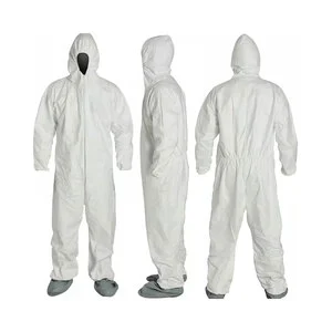 Lightweight Durable Anti-shrink Work Coverall Made of 55Gsm SF Microporous Breathable Non-Woven Fabric for Caving