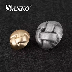 SANKO New Stainless Steel Eco-Friendly Shank Windmills Shape Sewing For Garment Coat Bags Jeans Small Size DIY Accessories