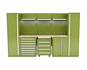 Customizable Color Garage Tool Storage System (Red/Blue/Green)