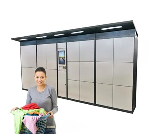 Wholesale Smart Digital Electronic Laundry Locker Outdoor Lockers for Dry Cleaning Business