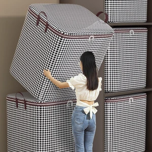 2024 Hot Sale Clothes Storage Foldable Blanket Storage Bags Storage Containers for Organizing Bedroom Closet Clothing Comforter