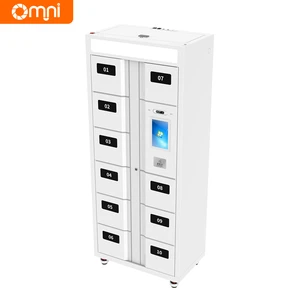 Yoga Password Unlock Fitness Center RFID Electronic Cabinet Fingerprint Face Card Parcel Delivery Smart Luggage Storage Locker