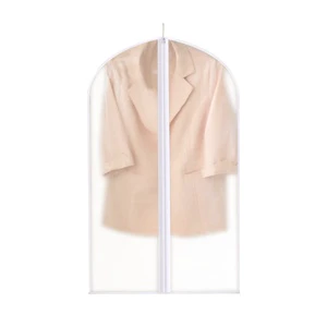 Manufacturer's Waterproof PE Cloth Dust Cover Washable Garment Bag for Travel Dust-proof Suit and Coat Storage Bag