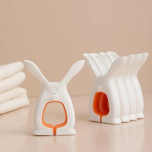 Wholesale Windproof Plastic Clip Rabbit Ear Clothespins Quilt Drying Clip