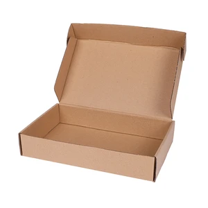 Eco-Friendly Recycled Reusable Biodegradable Corrugated Shoe Box Self-Erecting Oblong Design Customizable Size Pattern Custom