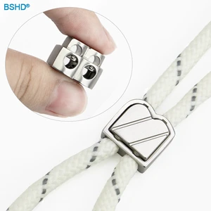 OEM Drawstring Toggle Lock Stopper Stop Square Cord Snap Rope Lock Custom Metal Toggle Button 12 mm Cord Lock