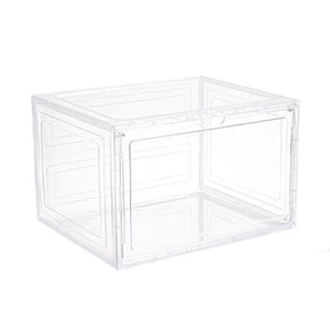 Detachable Waterproof Durable Eco-Friendly Shoe Box for Household Storage Transparent and Stackable Saves Space