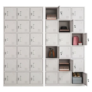Modern Portable Locker Gym School 18 Door Steel Metal Locker