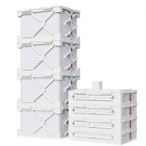 Storage Bags for Clothing 148 Gal Collapsible Stackable Vacuum Storage Bags with Lids for Clothing Blankets Sweaters