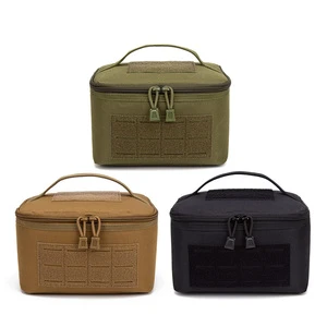 Large Capacity Utility Bag Storage Organizer Top Handle Portable Travel Toiletry Tool Pouch Tactical Camping Hiking MOLLE Oxford