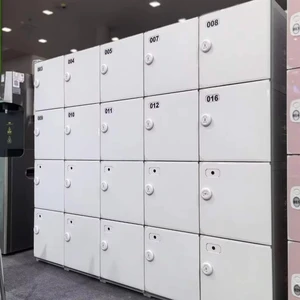 Factory Supply ABS Plastic Electronic Smart Gym Locker Storage Lockers Cabinet 1 Door 4 Doors 8 Doors