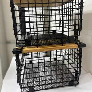 Durable Stainless Steel Wire Basket Customized Wire Mesh Basket for Bathroom and Kitchen