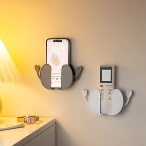 Wholesale Creative Durable Space Saving Storage Box Mobile Phone Plug Holder Hook Wall Bracket Hook