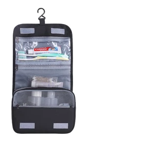 Portable Toiletry Washbag with Hanging Hook Waterproof Women Bathroom Cosmetic Storage Bag Large Capacity Travel Men Makeup Case