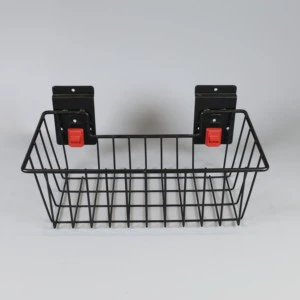 37.4x19x11.5CM Small Modern Iron Wire Storage Baskets-Wall Mounted for Behind Doors/Walls Garage Use
