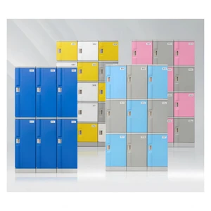 Anti-corrosion and Rust Prevention Plastic Schoolbag Cabinet Outdoor Employee Lockers Changing Room Locker ABS Staff Locker