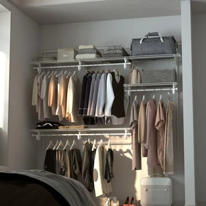 Portable Foldable Bedroom Hotel Hanging Closet Organizers Shelving Storage Wardrobe Modern Design