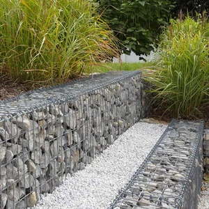 Gabion Standard Galvanized Hot Boxes Basket Fence Wall 2x1x1 Wire Mur Mesh Selling Box Sizes square Gabion Price