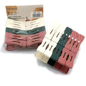 pack of 10 Plastic Ten Clothespins Multi-functional Windproof Quilt Clips for Clothes Drying