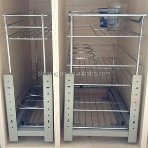 Pull Out Metal Wire Basket