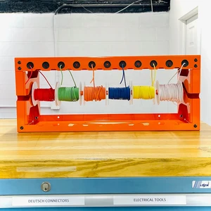 JH-Mech Heavy Duty Design Wire Spool Organizer Suitable for Industrial and Retail Space-Saving Electrical Wire Spool Racks