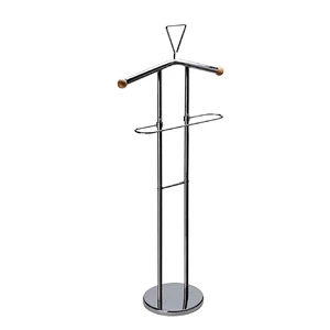 Simple Design Floor Free Standing Stainless Steel Hat and Coat Rack