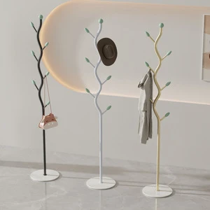 Simple Modern Household Floor-standing Coat Rack Space-saving Clothes Rack Design Creative Storage Rack