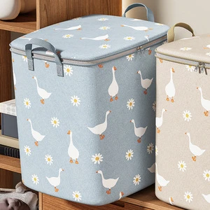 Factory Wholesale Non Woven Fabric Clothing Storage Box, Large Capacity Household Wardrobe Clothing, Quilt Sorting, Storage Bag