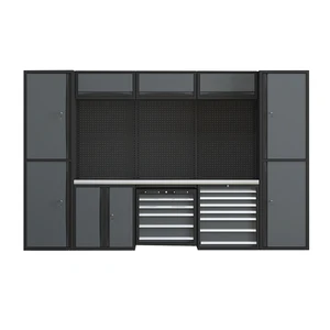 Tools Storage Workbench Cabinet Set Heavy Duty Garage Car Repair Workshop Metal Cabinet with Drawers Tool Trolley