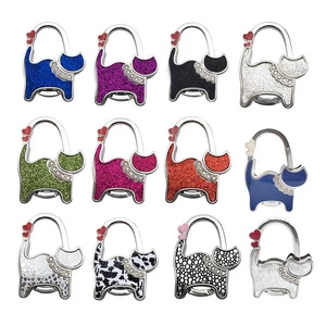 Creative Fashion Portable Cat-Shaped Wallet Hook Suitable for Women's Backpacks Shoulder Bags Custom Wholesale Metal Craft Hooks