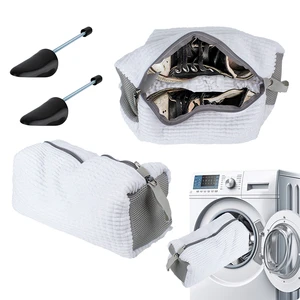 Folding Sneaker Laundry Bag With Logo OEM Anti-Deformation Durable Shoe Laundry Bag Protective Machine Bags For Shoe Washing