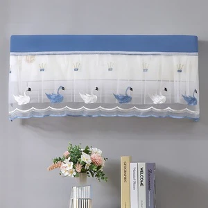 Wall-Mounted Anti-Dust Cover for Air Conditioner Washable Home Textile Protective Bag Clothes Protector